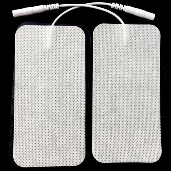 20 PCS 6x9cm Non-woven Foam Self-adhesive Physiotherapy Electrode(2.0mm Hole)