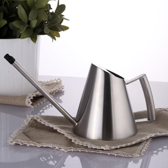 Household Gardening Stainless Steel Long Spout Watering Pot, Size: 900ML