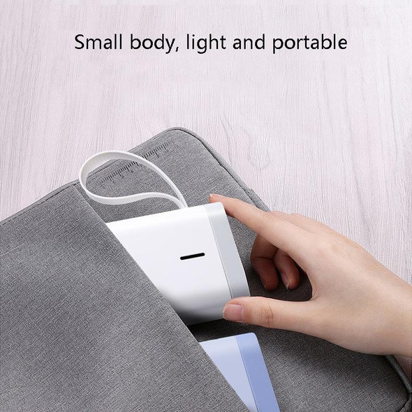 NIIMBOT D11 Thermal Label Printer Bluetooth Handheld Portable Sticker Mobile Phone Printer, Model: D11+1 Rolls Color Label