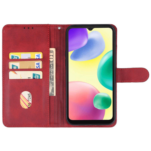 For Xiaomi Redmi 11A Leather Phone Case(Red)