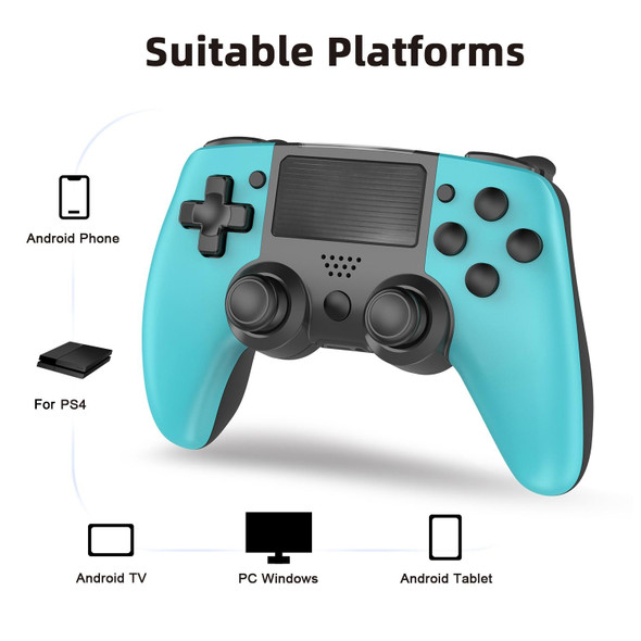 298 Bluetooth 5.0 Wireless Game Controller for PS4 / PC / Android(Blue)