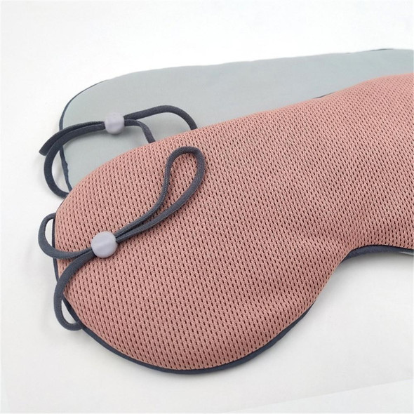 2pcs Double-sided Sleep Eye Mask Elastic Bandage Travel Eyeshade(Active Orange + Ivory Brown)