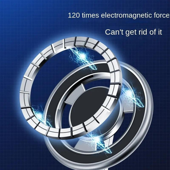 F68 360 Degree Rotating Car Magnetic Mobile Phone Bracket (Silver)