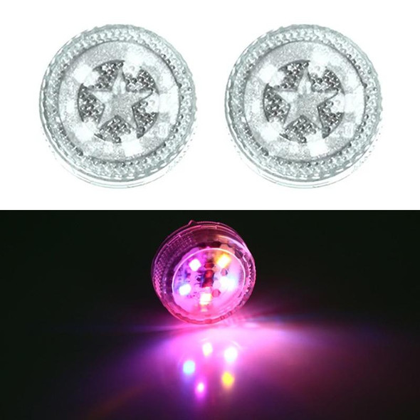 2 PCS Car Door Magnetic Warning Strobe Light Lamp(Colorful Light)