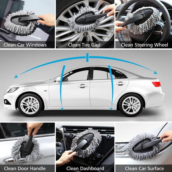 6pcs/Set Gloves Dusting Tire Brush Car Cleaning Brush Set(B Model)