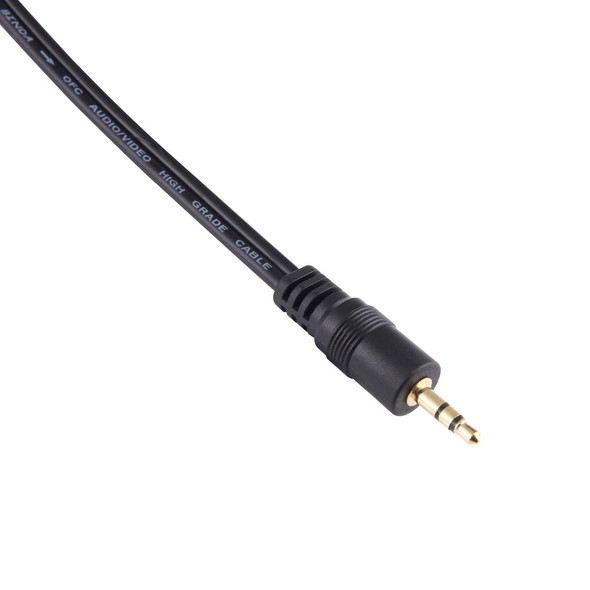 30cm Metal Head 3.5mm Male to 3 Pin XLR CANNON Male Audio Connector Adapter Cable