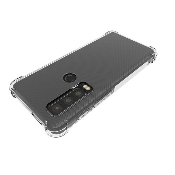 For CAT S75 5G / Motorola Defy 2 Shockproof Non-slip Thickening TPU Phone Case(Transparent)