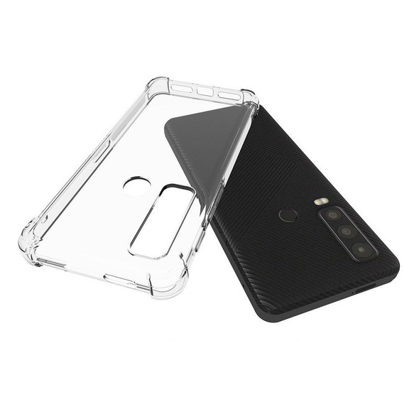 For CAT S75 5G / Motorola Defy 2 Shockproof Non-slip Thickening TPU Phone Case(Transparent)