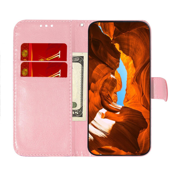 For Sony Xperia 10 IV 2023 Colorful Magnetic Buckle Leatherette Phone Case(Pink)