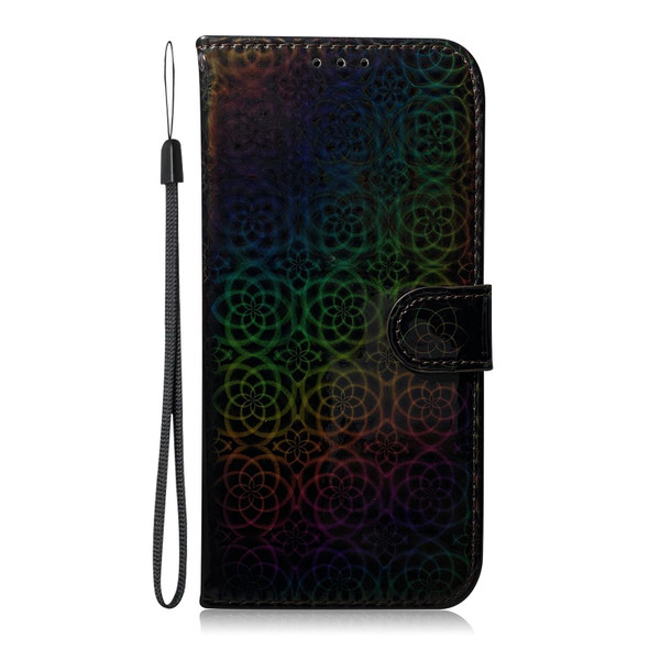 For Xiaomi Redmi Note 12 Pro+ Colorful Magnetic Buckle Leather Phone Case(Black)