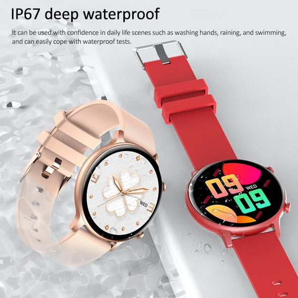 HT12 1.32 inch Steel Band IP67 Waterproof Smart Watch, Support Bluetooth Calling / Sleep Monitoring(Black)