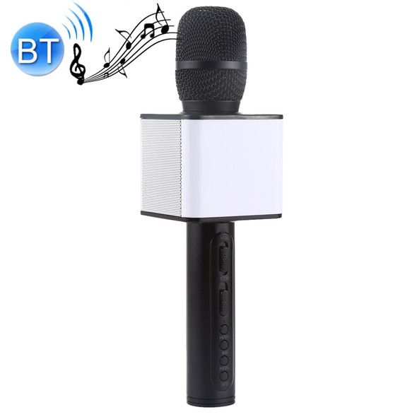 SDRD SD-08 Double Speakers High Sound Quality Handheld KTV Karaoke Recording Bluetooth Wireless Condenser Microphone(Black)