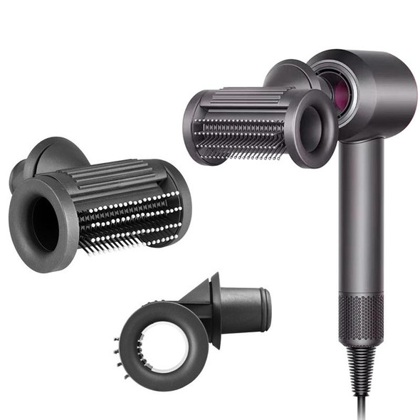 For Dyson Hair Dryer Nozzle Smooth Flyaway Attachment(Gray)