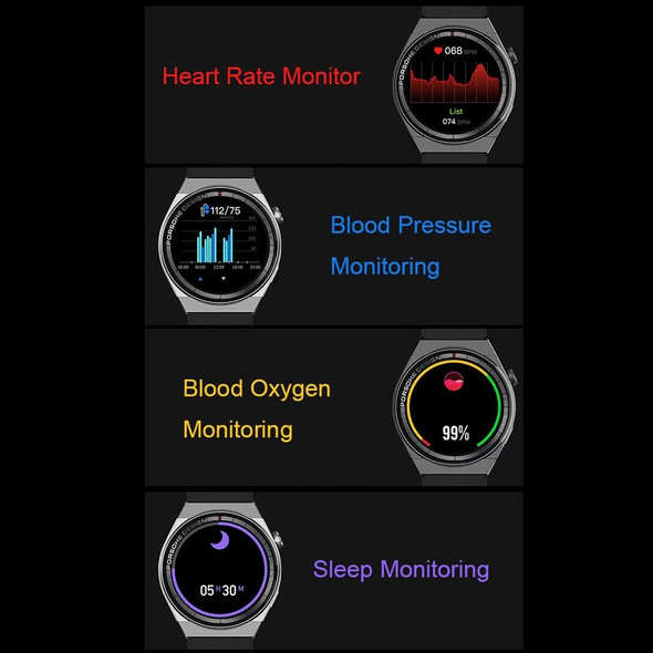 ST5 MAX 1.45 Inch Smart Recording Waterproof Sports Watch Voice Broadcast Calling Watch(Silver)