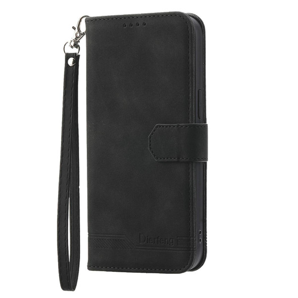 For Xiaomi Redmi Note 10 Pro Dierfeng Dream Line Leather Phone Case(Black)