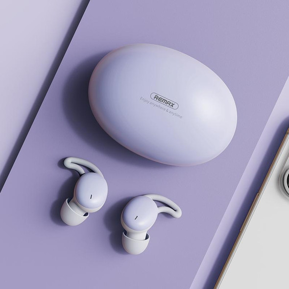 REMAX SleepBuds Z2 Sleep Wireless Music Headphones Half In-Ear Stereo TWS Bluetooth Earphone(Purple)