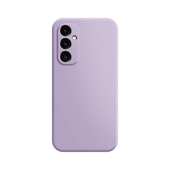 For Samsung Galaxy A34 5G Imitation Liquid Silicone Phone Case(Purple)