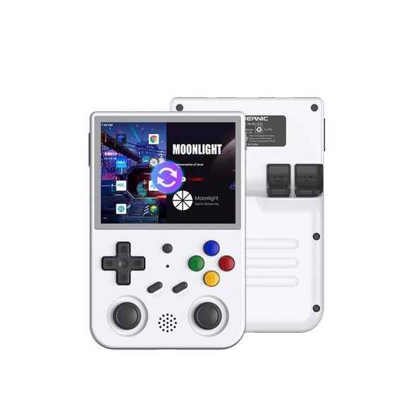 ANBERNIC RG353V  3.5 Inch Wireless Game Box Android 11 Linux OS Handheld Game Console 256G 35000 Games(White)