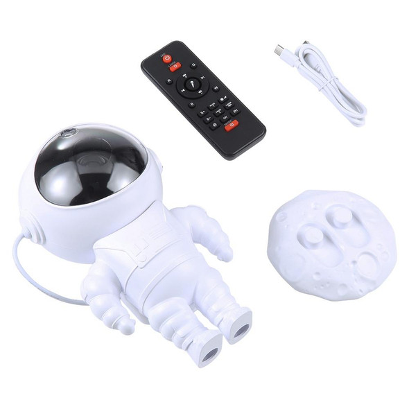 5W Astronaut Starry Sky Projection Lamp USB Night Light (White)