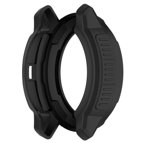 For Garmin Instinct Crossover Armor Hollow Watch Protective Case(Black)