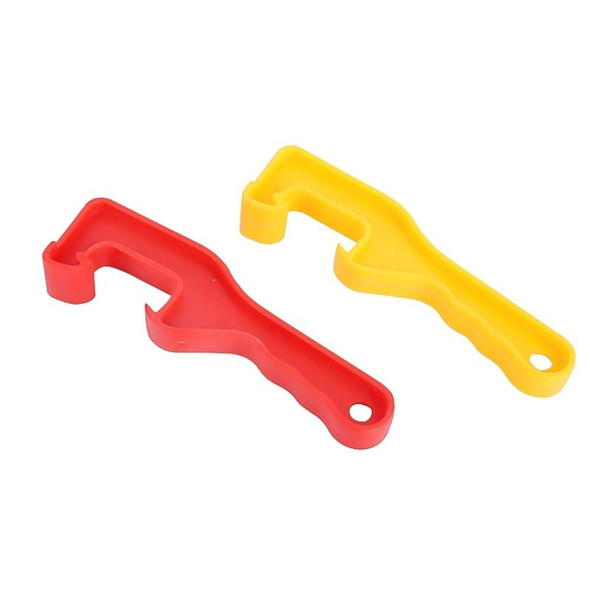 10 PCS Waterproof ABS Bucket Opener Thicken Paint Bucket Open Cover Wrench Tool, Random Color Delivery