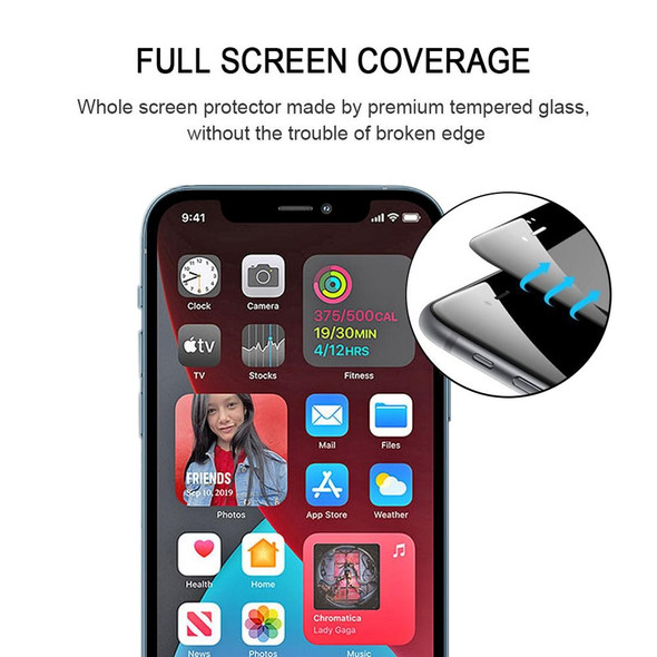 Full Glue Full Screen Tempered Glass Film - iPhone 12 Pro Max