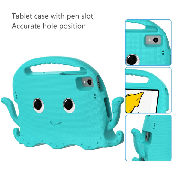 For Lenovo K10 TB-X6C6F 10.3 Octopus Style EVA PC Tablet Case(Glacial Green)