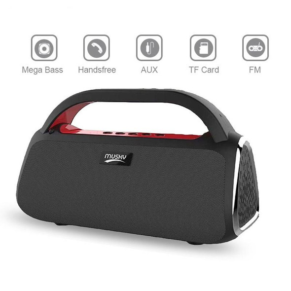 DY18 Wireless Bluetooth Speaker Portable Wireless Speaker Sound System, Support Bluetooth & AUX & TF & Radio