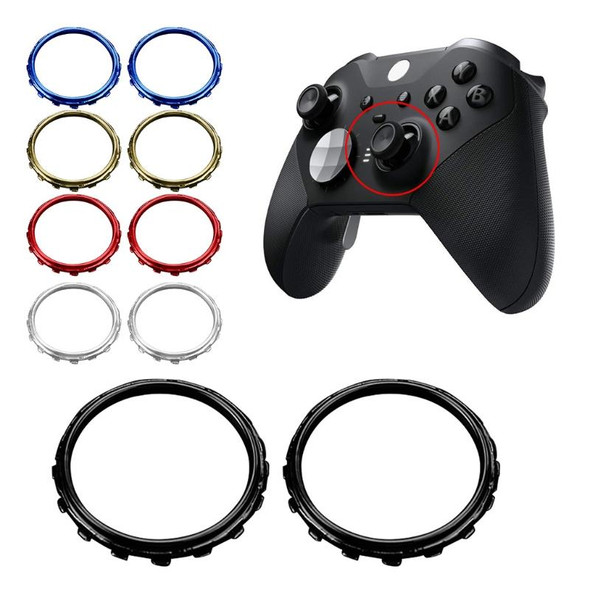 For Xbox One Elite 5pairs 3D Replacement Ring Handle Accessories, Color: Gold Plating