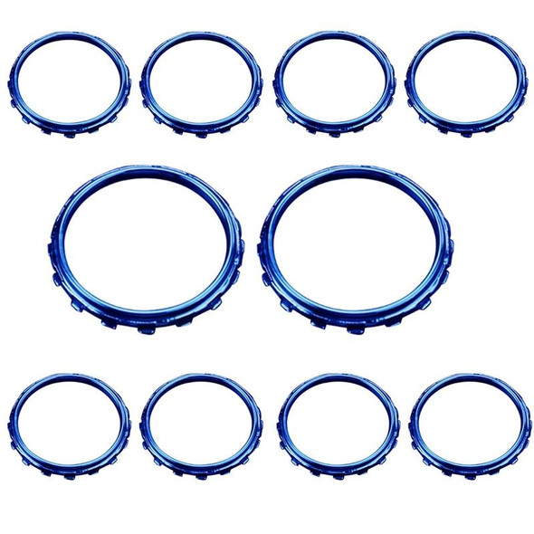 For Xbox One Elite 5pairs 3D Replacement Ring Handle Accessories, Color: Blue Plating