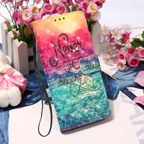 For Samsung Galaxy A54 5G 3D Painting Horizontal Flip Leatherette Phone Case(Chasing Dreams)