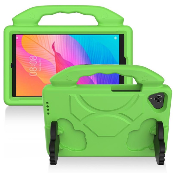 For Huawei MatePad T 8 2020 EVA Shockproof Protective Case with Thumb Holder(Green)