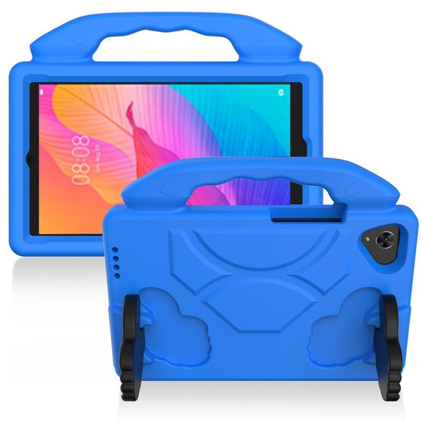 For Huawei MatePad T 8 2020 EVA Shockproof Protective Case with Thumb Holder(Blue)