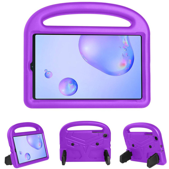 For Galaxy Tab A 8.42020 Sparrow Style EVA Flat Anti Falling Protective Shell With Bracket(Purple)