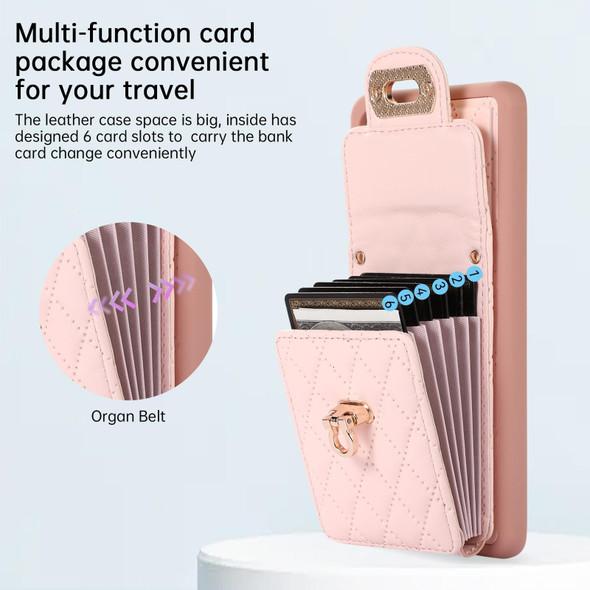 For Samsung Galaxy S20 FE Card Slot Leatherette Phone Case(Pink)