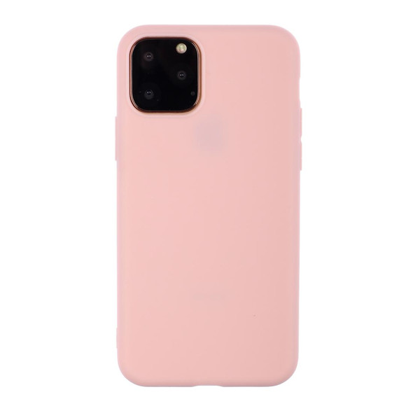 Shockproof Frosted TPU Protective Case - iPhone 12 / 12 Pro(Pink)