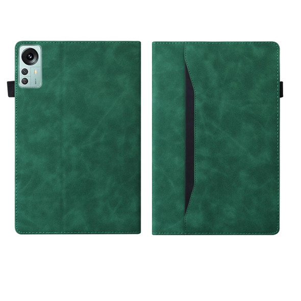 For Xiaomi Pad 5 Pro 12.4 inch Business Shockproof Horizontal Flip Leather Tablet Case(Green)