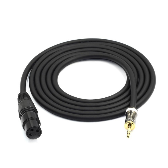 3.5mm To Caron Female Sound Card Microphone Audio Cable, Length: 2m