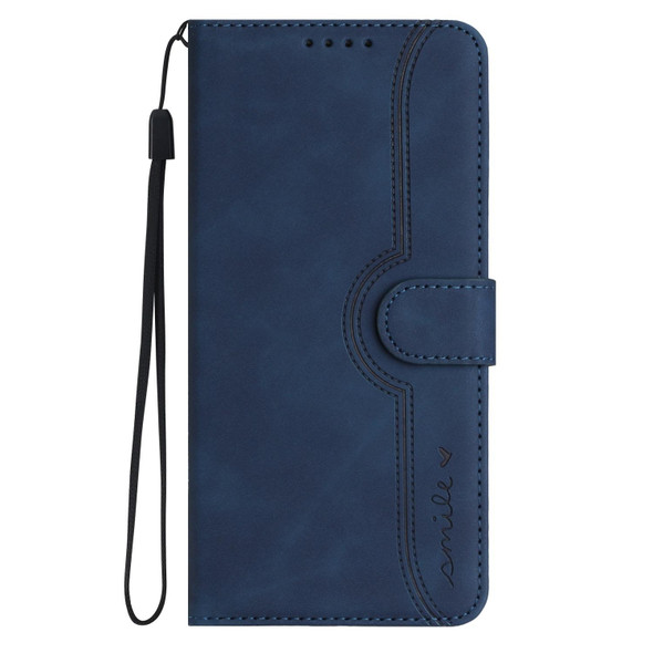 For Xiaomi Redmi Note 12 5G Heart Pattern Skin Feel Leather Phone Case(Royal Blue)