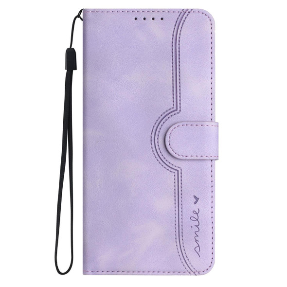 For Xiaomi Redmi Note 10 Pro 4G Global/Note 10 Pro Max Heart Pattern Skin Feel Leather Phone Case(Purple)