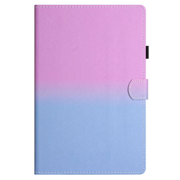 For Lenovo Tab M10 HD Gen 2 Stitching Gradient Leatherette Tablet Case(Purple Blue)