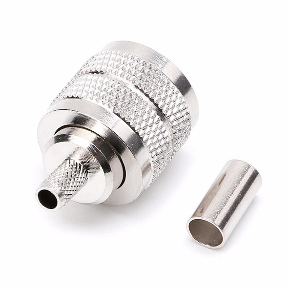 10 PCS UHF Male PL259 Plug Crimp Connector Adapter