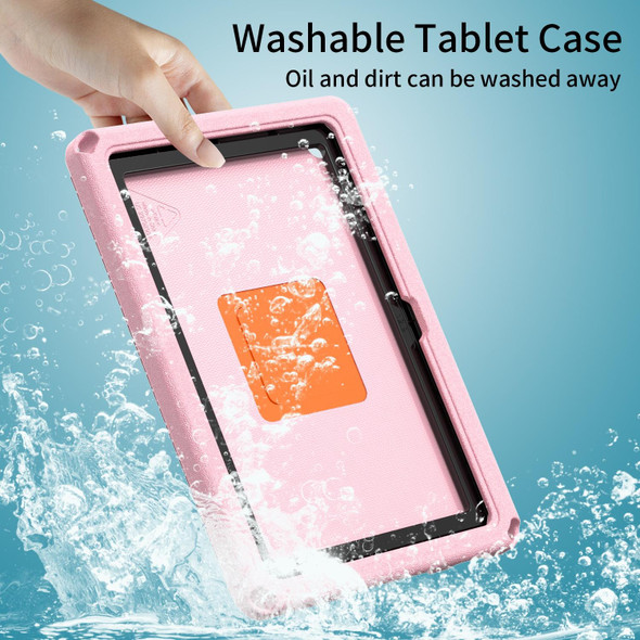 For Lenovo Tab M10 3rd Gen 10.1 TB-328 EVA Hard PC Shockproof Tablet Case(Pink)