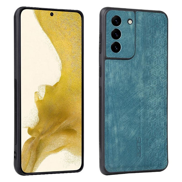 For Samsung Galaxy S21+ 5G AZNS 3D Embossed Skin Feel Phone Case(Dark Green)