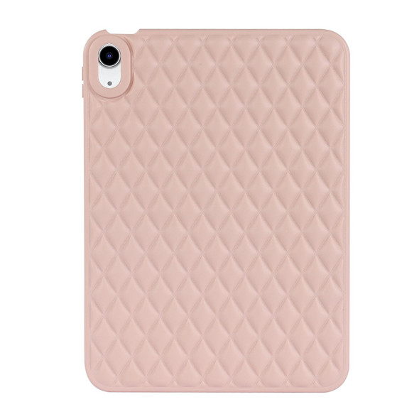 For iPad 10th Gen 10.9 2022 Rhombic TPU Tablet Case(Pink)