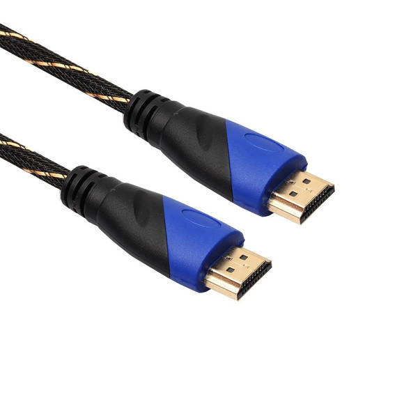 3m HDMI 1.4 Version 1080P Woven Net Line Blue Black Head HDMI Male to HDMI Male Audio Video Connector Adapter Cable with 2 Bending HDMI Adapter Set