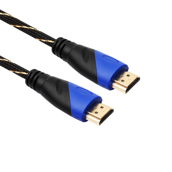 3m HDMI 1.4 Version 1080P Woven Net Line Blue Black Head HDMI Male to HDMI Male Audio Video Connector Adapter Cable with Mini HDMI & Micro HDMI Adapter Set