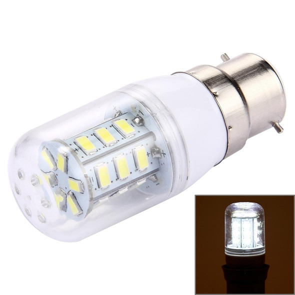 B22 2.5W LED Corn Light 24 LEDs SMD 5730 Bulb, AC 12-24V(White Light)