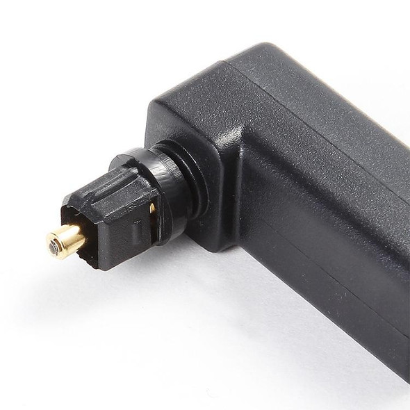 EMK 360 Degree Male to Female Conversion Head Optical Fiber Adapter Audio Adapter