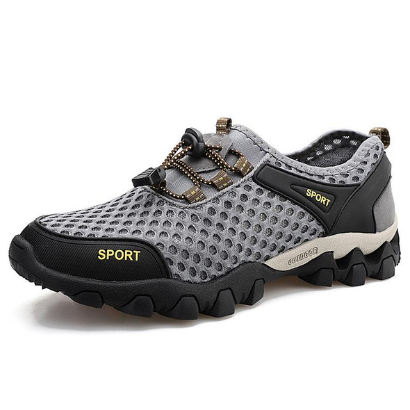 ENLEN&BENNA 8801 Men Sneakers Breathable Outdoor Casual Shoes, Size: 44(Gray)